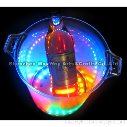 LED Colourful Acrylic Ice Bucket for Venting YOUR PASSION